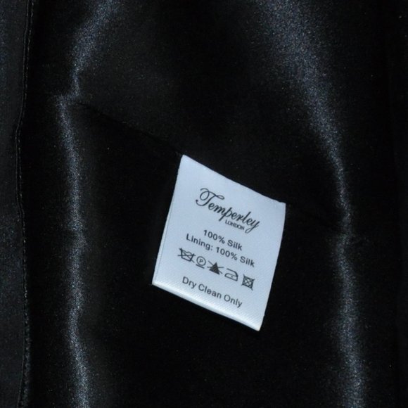 Temperley London Animal Print 100% Silk Maxi Dress Sleeveless Gown UK-6, US-2 - Picture 9 of 9